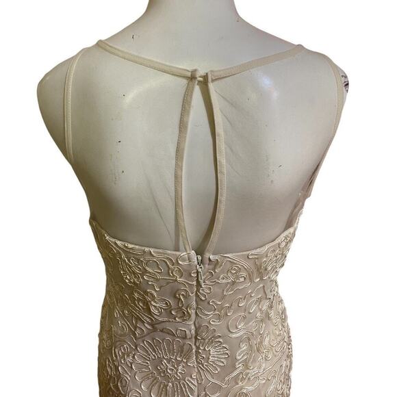 Lulu’s Women’s Nathalie Cream Embroidered Maxi Wedding Dress Size L MSRP 178$ - Picture 11 of 16